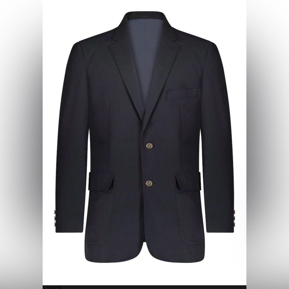LN MEN’S ALLYN CAREER BASICS CLASSIC BLAZER JACKET. 2 BUTTON DOWN FRONT, MACY’S